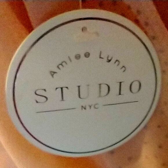 Amiee Lynn STUDIO NYC Scarf Women's One Size Pink Rhinestone - Picture 5 of 5